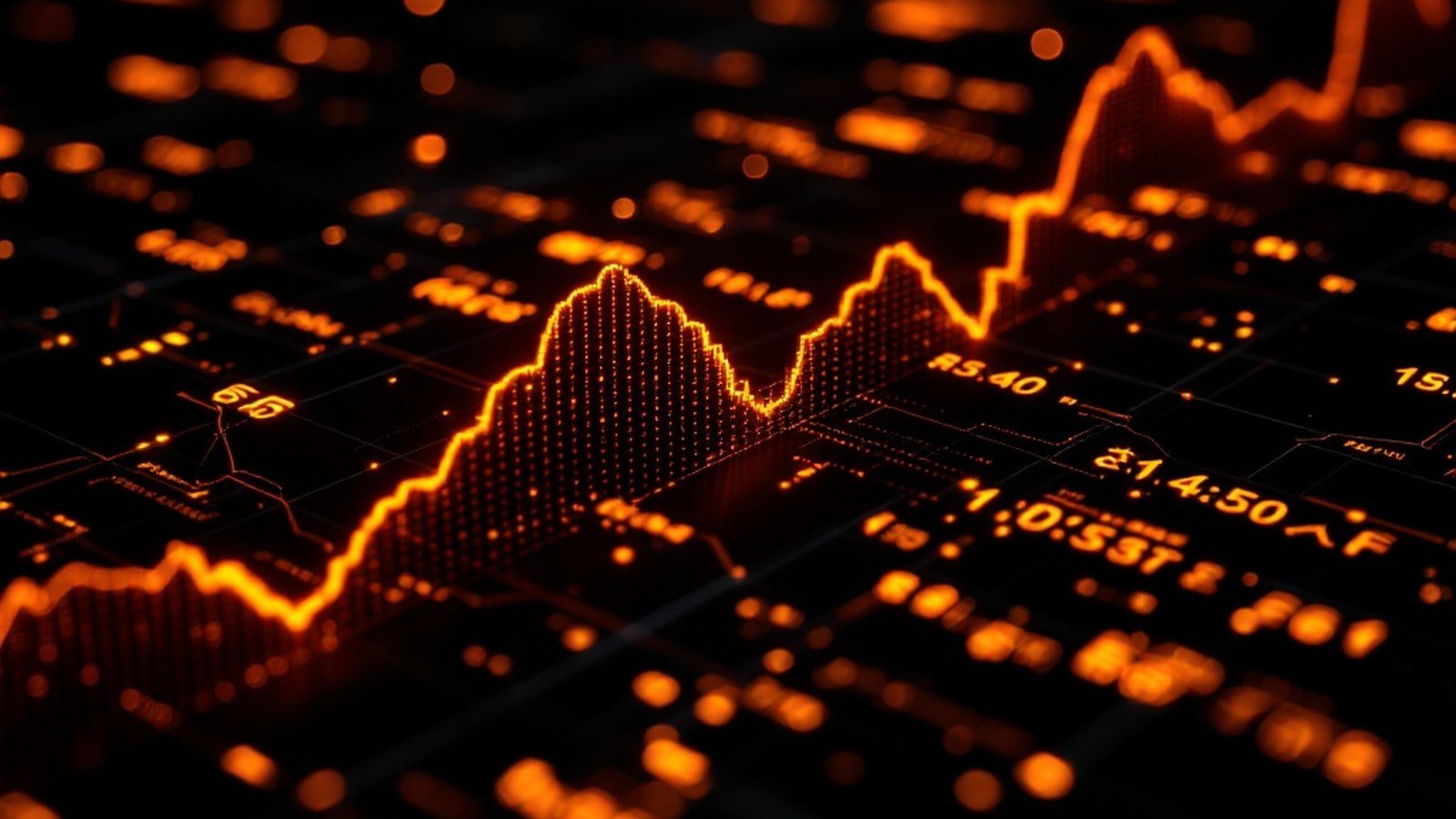 Screenshot or mockup of a Grafana alert rule with a threshold line over a traffic graph